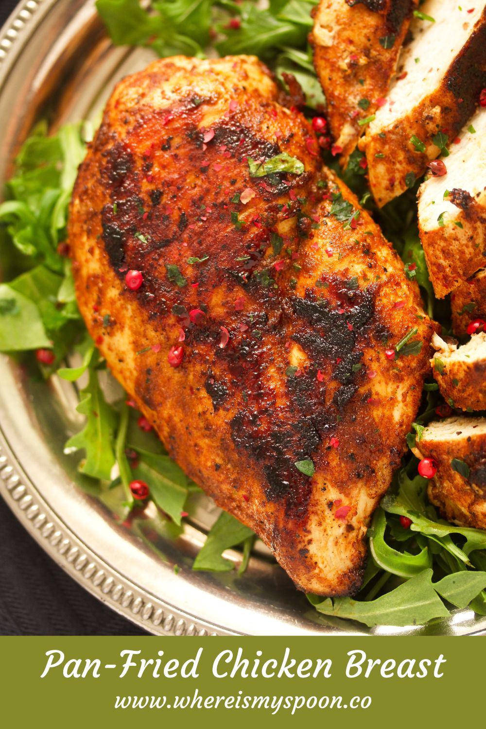 Pan-Fried Chicken Breast (Thick and Thin Pieces)