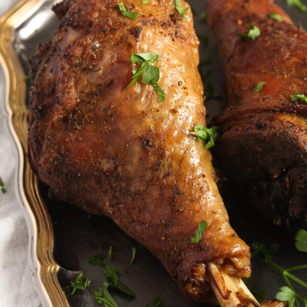 Slow Cooker Turkey Legs (with Gravy) - Where Is My Spoon