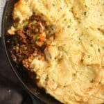 pinterest image with title for shepherd's pie.