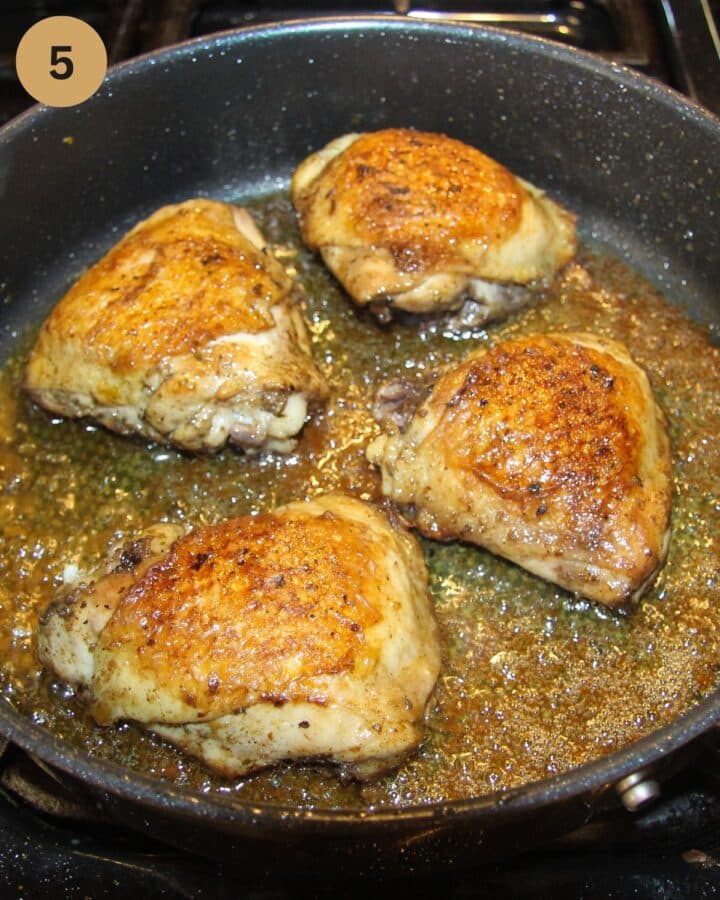 Tender Pan-Fried Chicken Thighs - Where Is My Spoon
