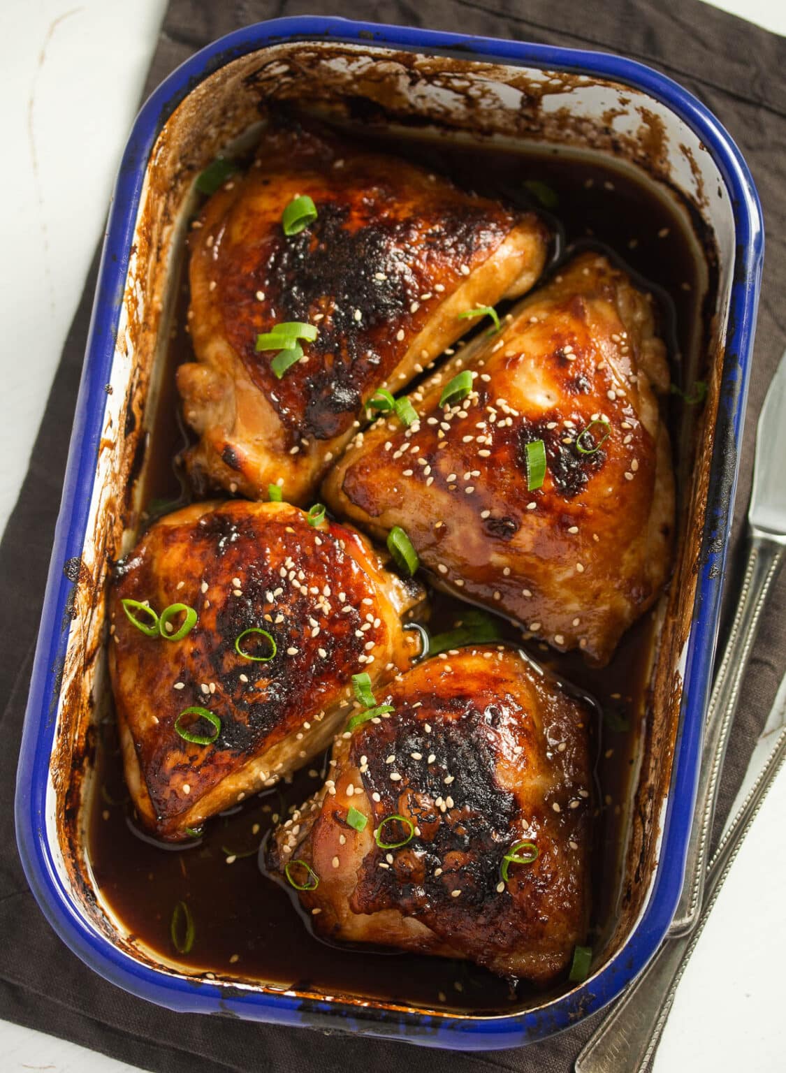 Teriyaki Chicken Thighs in the Oven Where Is My Spoon