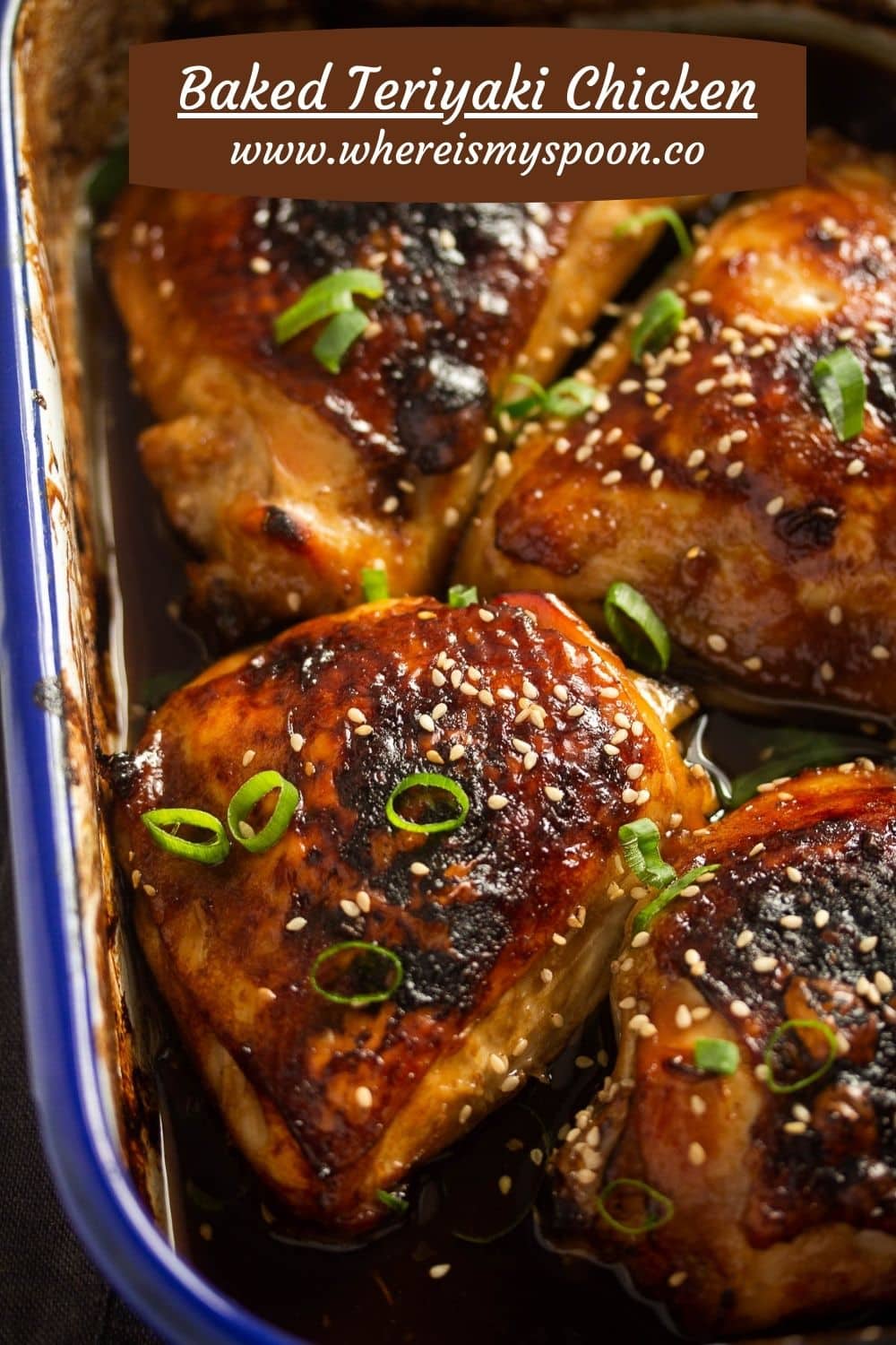 Teriyaki Chicken Thighs in the Oven - Where Is My Spoon