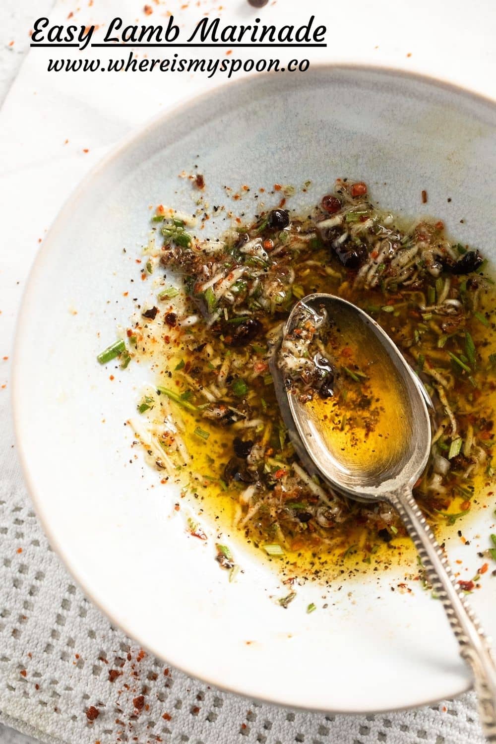 Easy Lamb Marinade - Where Is My Spoon