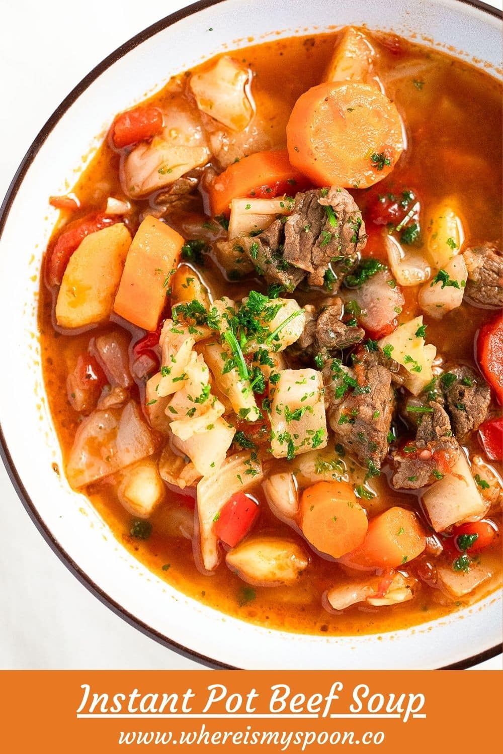 Instant Pot Vegetable Beef Soup Where Is My Spoon