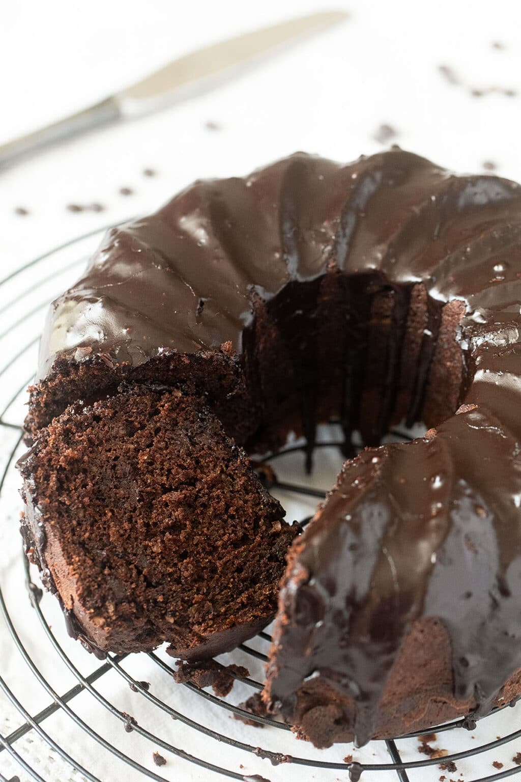 Zucchini Chocolate Bundt Cake - Where Is My Spoon