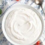 pinterest image with title for whipped cottage cheese.