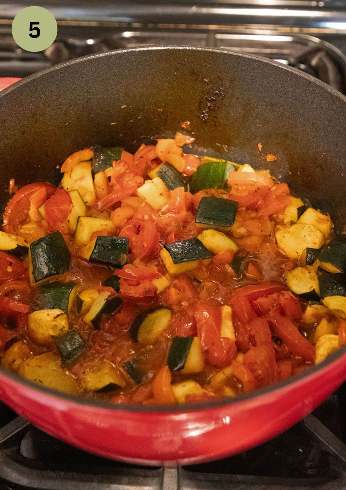 Easy Zucchini Stew Mediterranean Style Where Is My Spoon   Zucchini Stew Steps 5 