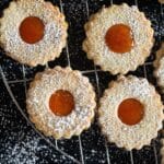 pinterest image with title for apricot cookies.