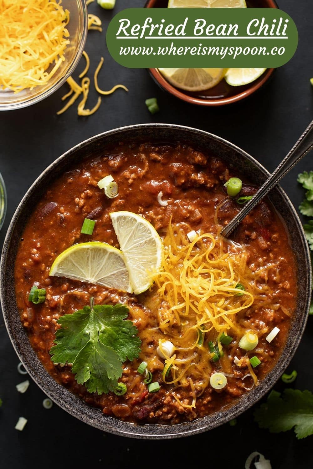 The Best Refried Bean Chili - Where Is My Spoon