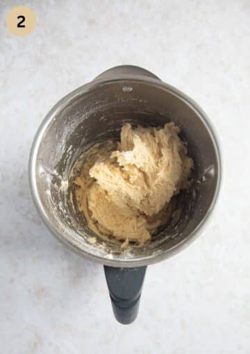 soft dough for empanadas in a food processor.