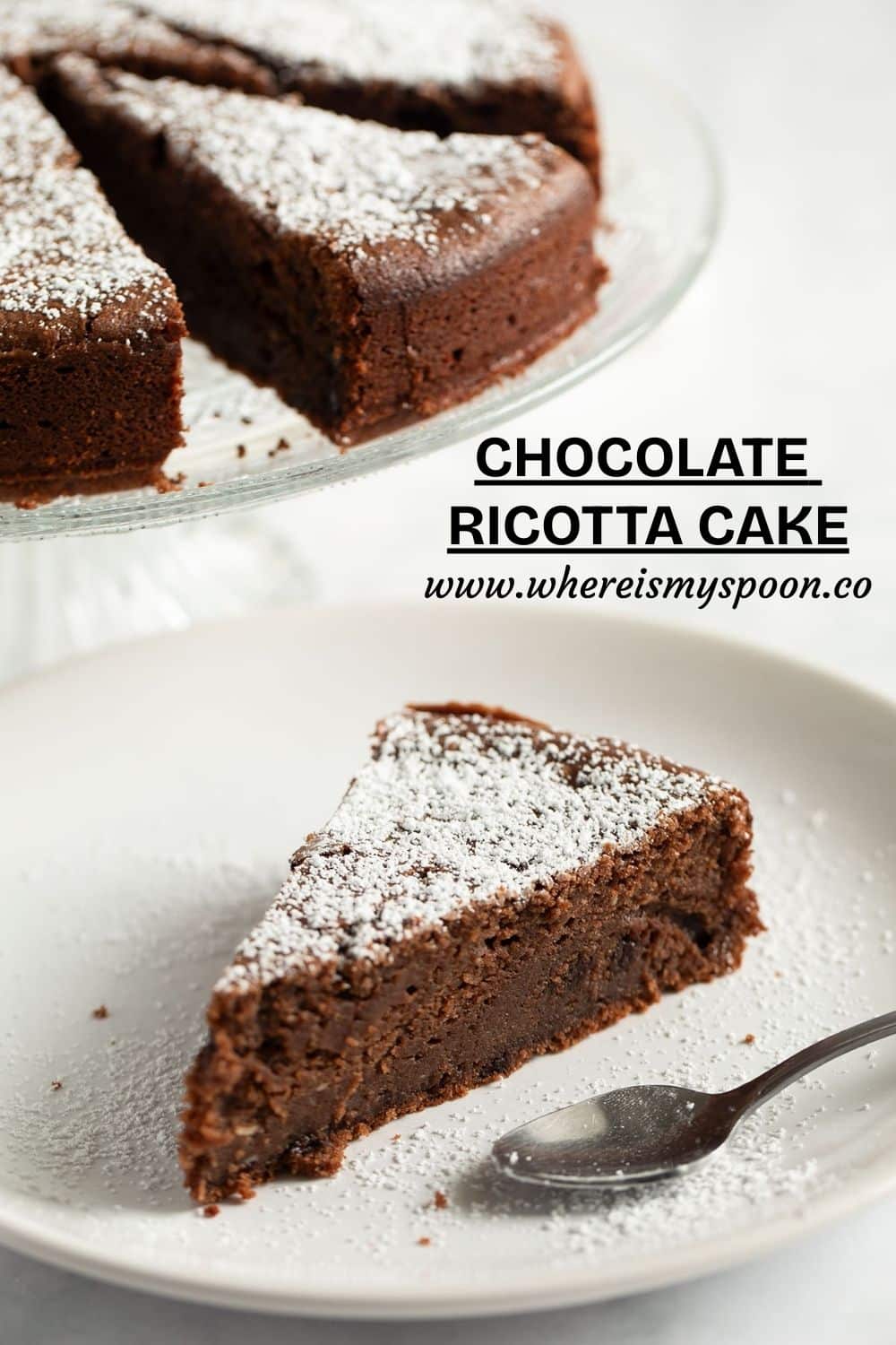 Chocolate Ricotta Cake – Moist, Simple, and Chocolatey - Where Is My Spoon